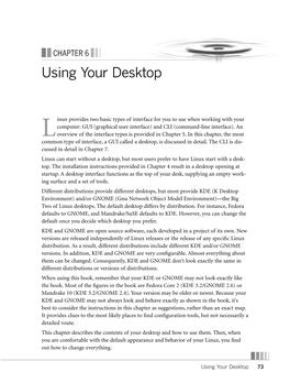 Using Your Desktop