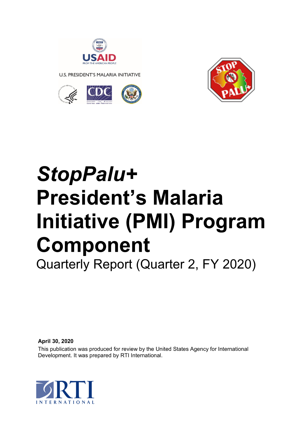 Stoppalu+ President's Malaria Initiative