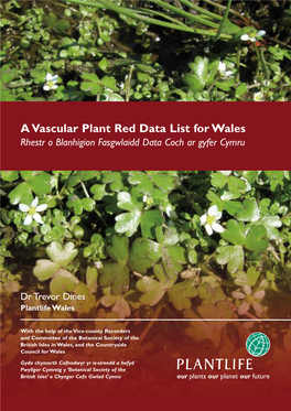 A Vascular Plant Red Data List for Wales D a T a L I