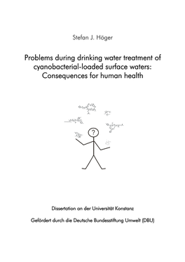 Problems During Drinking Water Treatment of Cyanobacterial-Loaded Surface Waters: Consequences for Human Health