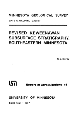 Revised Keweenawan Southeastern Minnesota