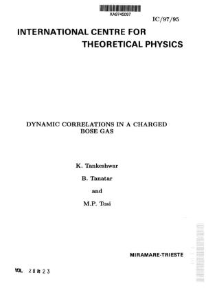 Dynamic Correlations in a Charged Bose Gas