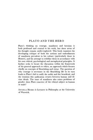 Plato and the Hero
