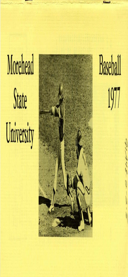 Morehead State University Baseball 1977