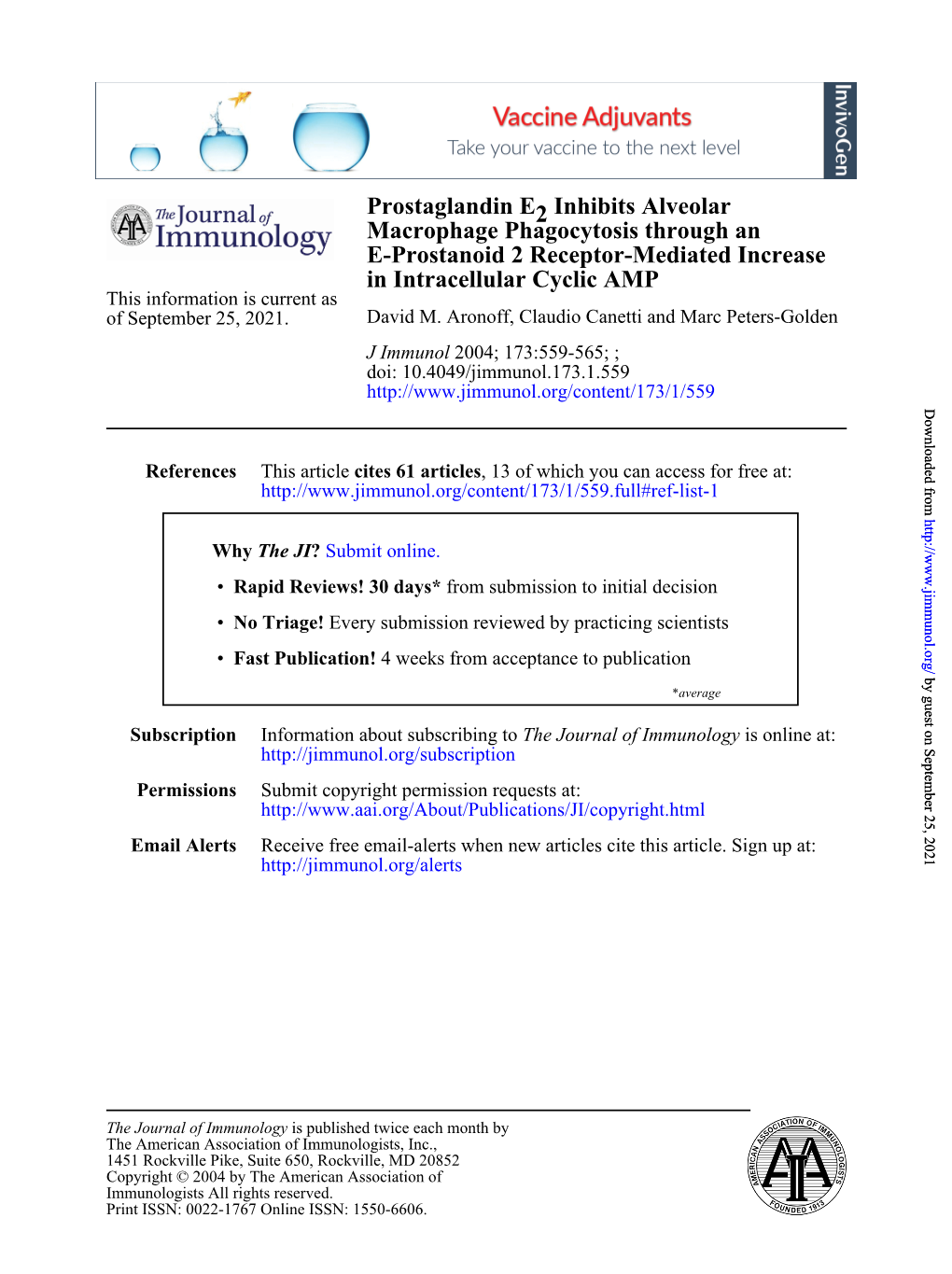 In Intracellular Cyclic AMP E-Prostanoid 2 Receptor-Mediated