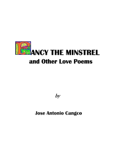 ANCY the MINSTREL and Other Love Poems