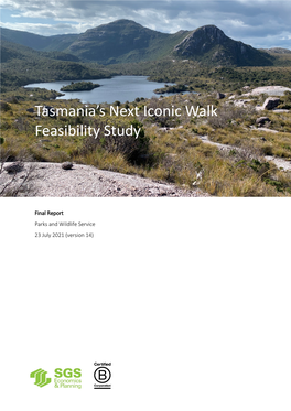 Tasmania's Next Iconic Walk Feasibility Study