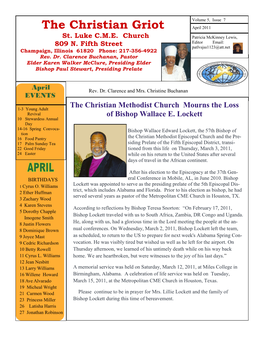 The Christian Griot April 2011 St