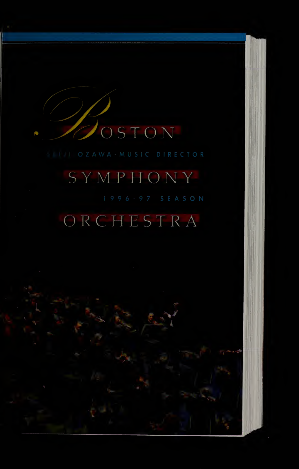 Boston Symphony Orchestra Concert Programs, Season 116, 1996