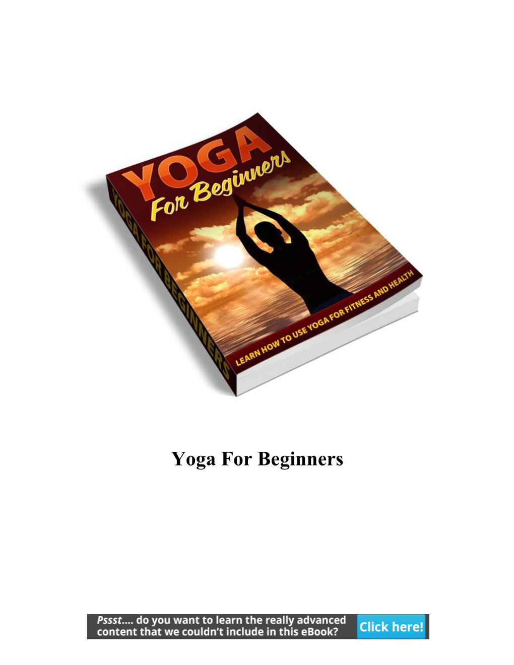 Yoga for Beginners