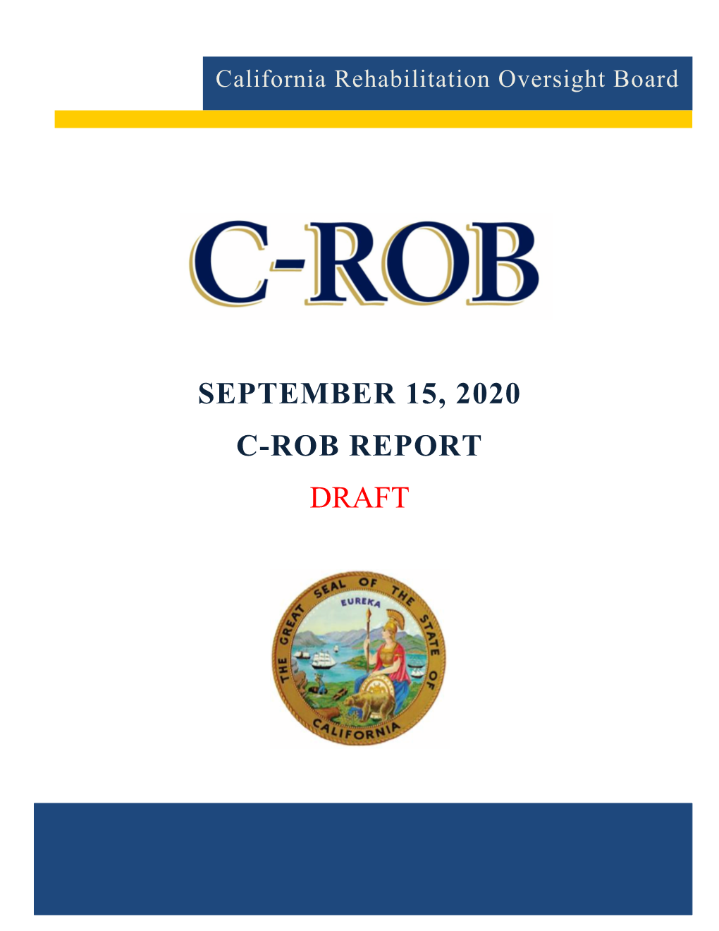 September 15, 2020 C-Rob Report Draft