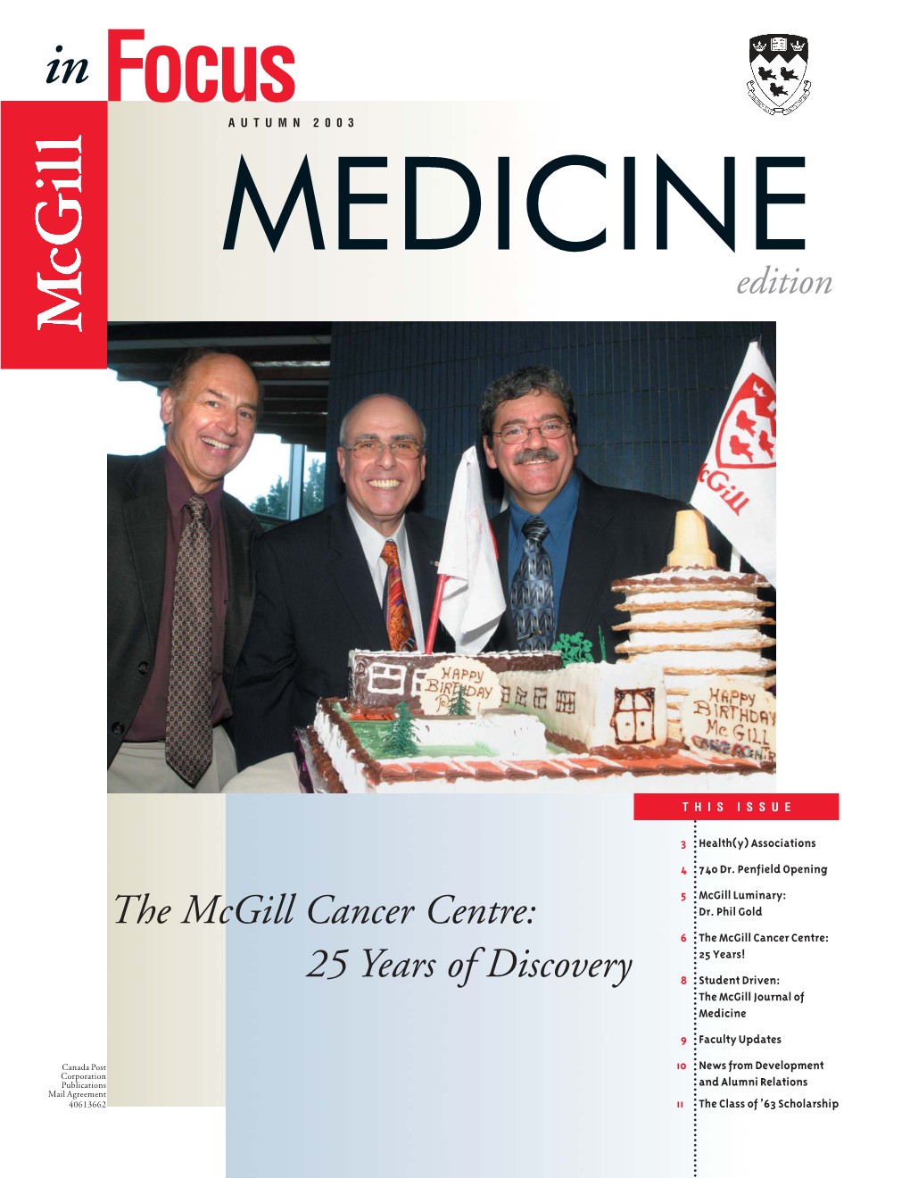 AUTUMN 2003 MEDICINE Edition