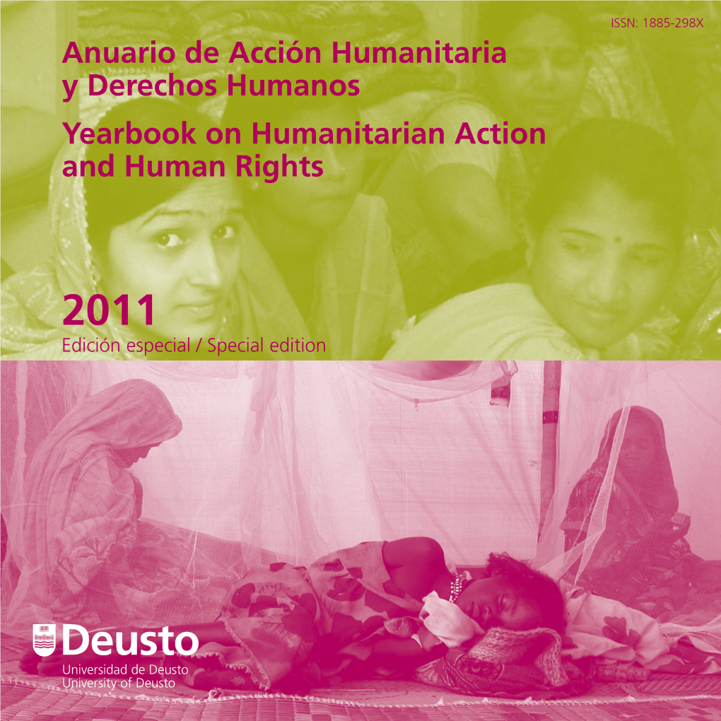 Anuario De Acción Humanitaria Y Derechos Humanos Yearbook on Humanitarian Action and Human Rights