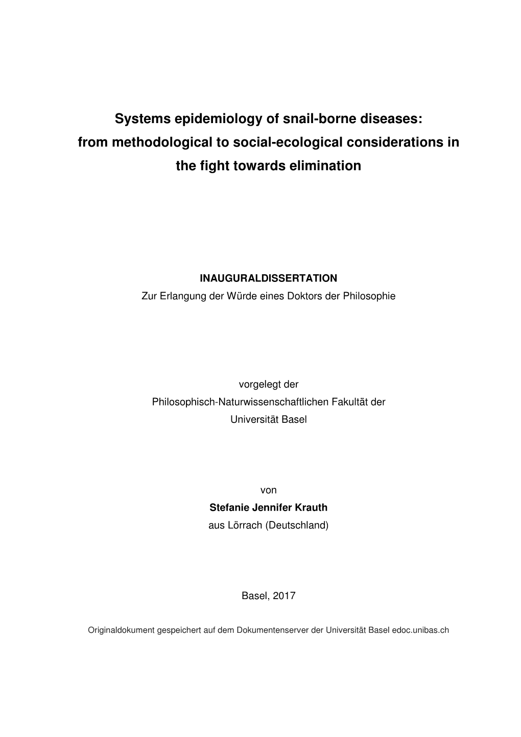 Systems Epidemiology of Snail-Borne Diseases: from Methodological to Social-Ecological Considerations in the Fight Towards Elimination