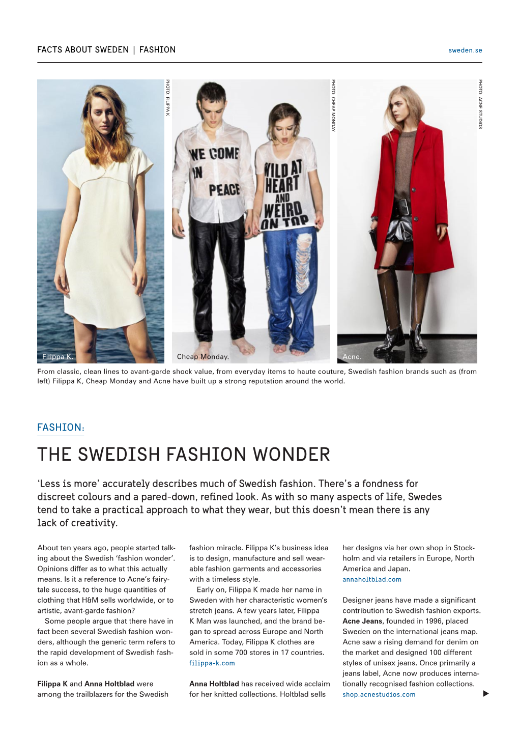 The Swedish Fashion Wonder