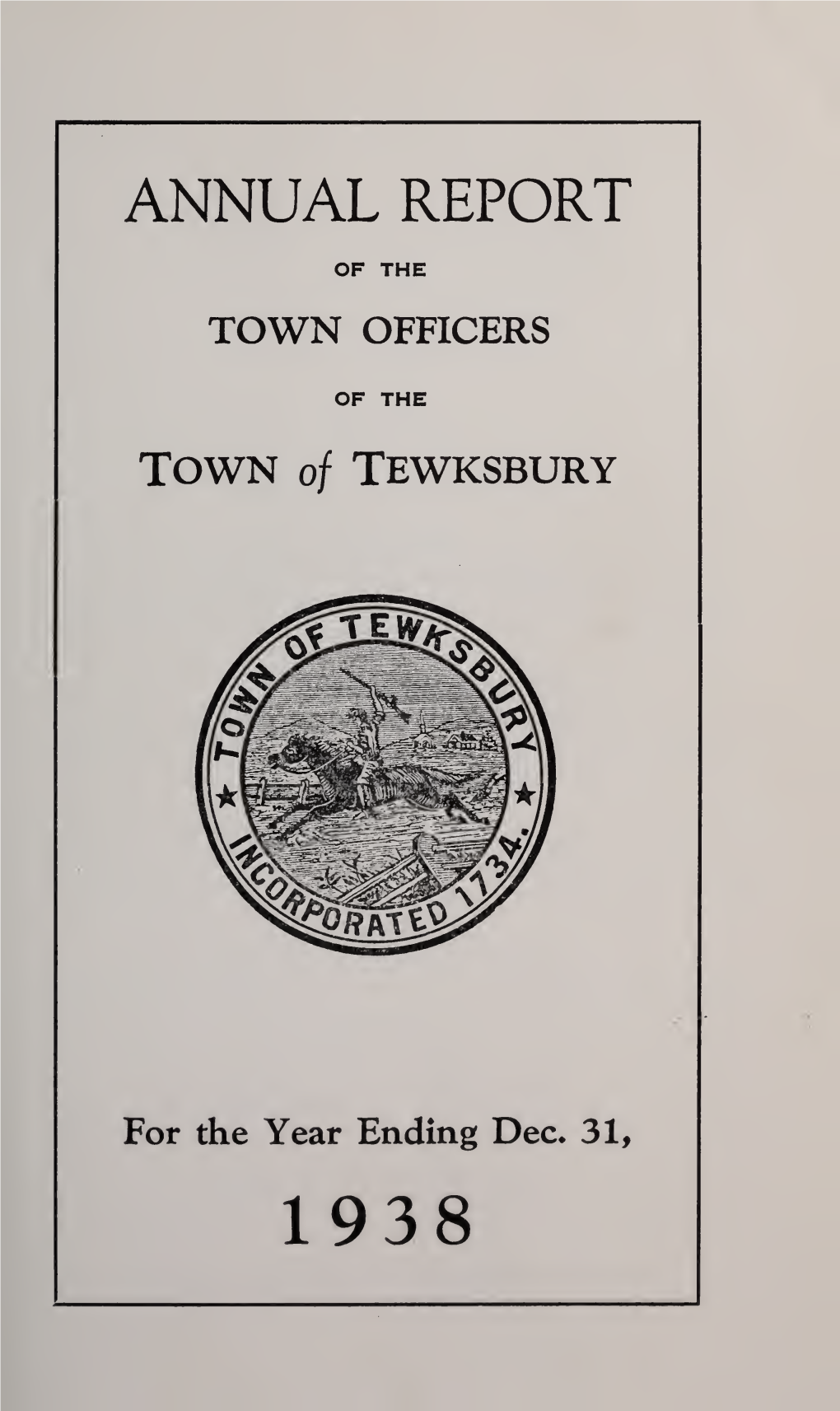 Town of Tewksbury Annual Report