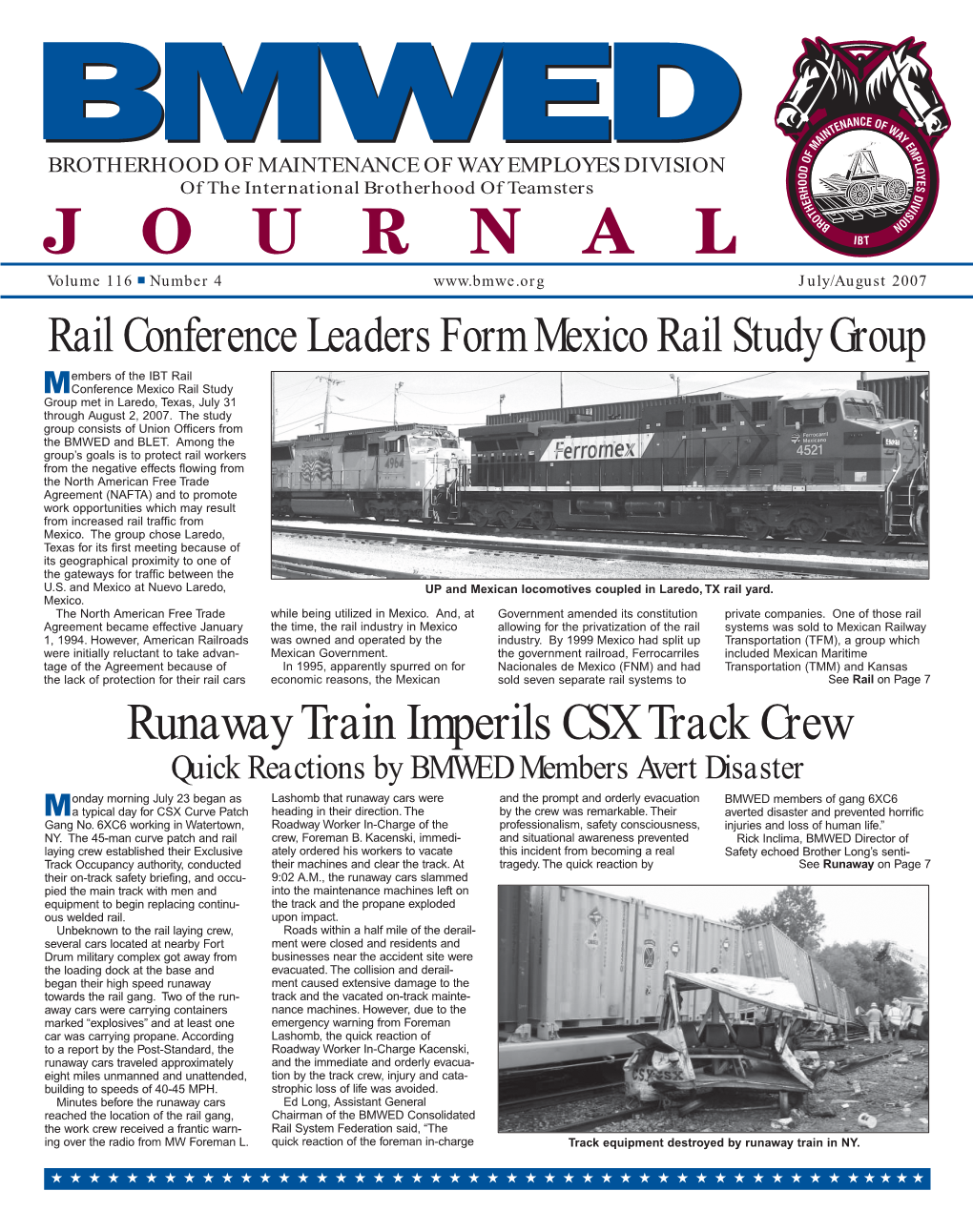 Runaway Train Imperils CSX Track Crew