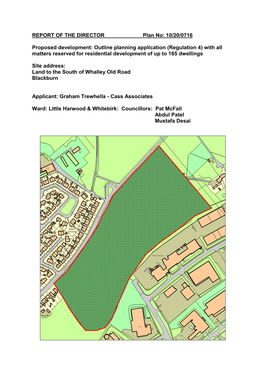Outline Planning Application (Regulation 4) with All Matters Reserved for Residential Development of up to 165 Dwellings