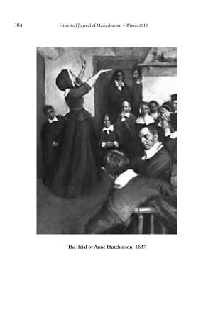 104 the Trial of Anne Hutchinson, 1637