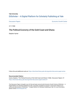 The Political Economy of the Gold Coast and Ghana