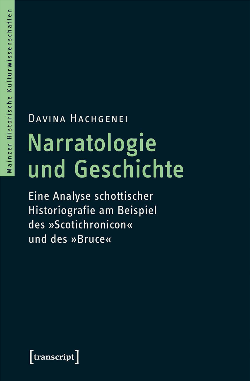 Narratologie Und Geschichte