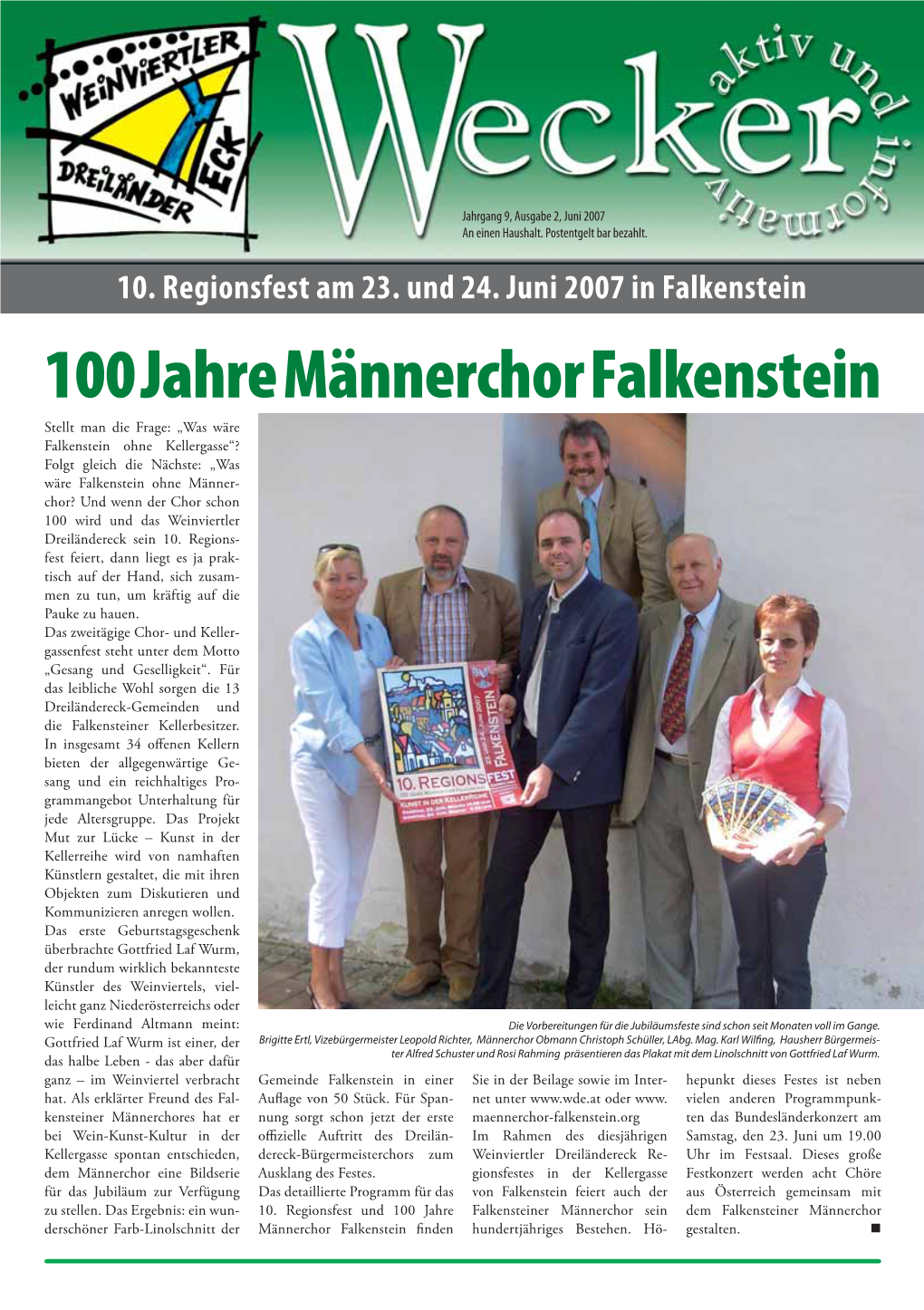 100 Jahre Männerchor Falkenstein