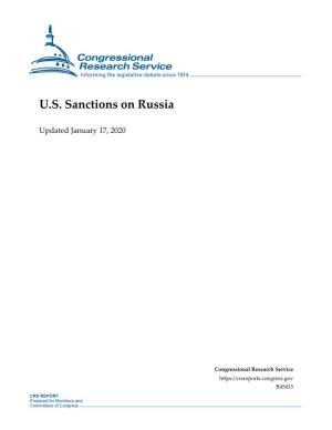 US Sanctions on Russia