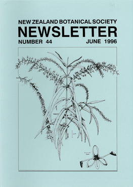 1996 Erratum - New Zealand Botanical Society Newsletter 44