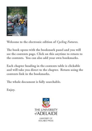 Cycling Futures the High-Quality Paperback Edition of This Book Is Available for Purchase Online