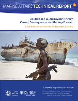Children and Youth in Marine Piracy: Causes, Consequences and the Way Forward S