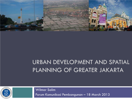 Jakarta Metropolitan Region Policy Analysis