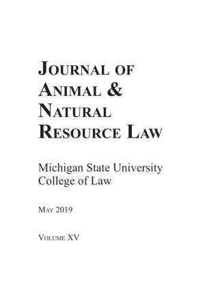 Journal of Animal & Natural Resource