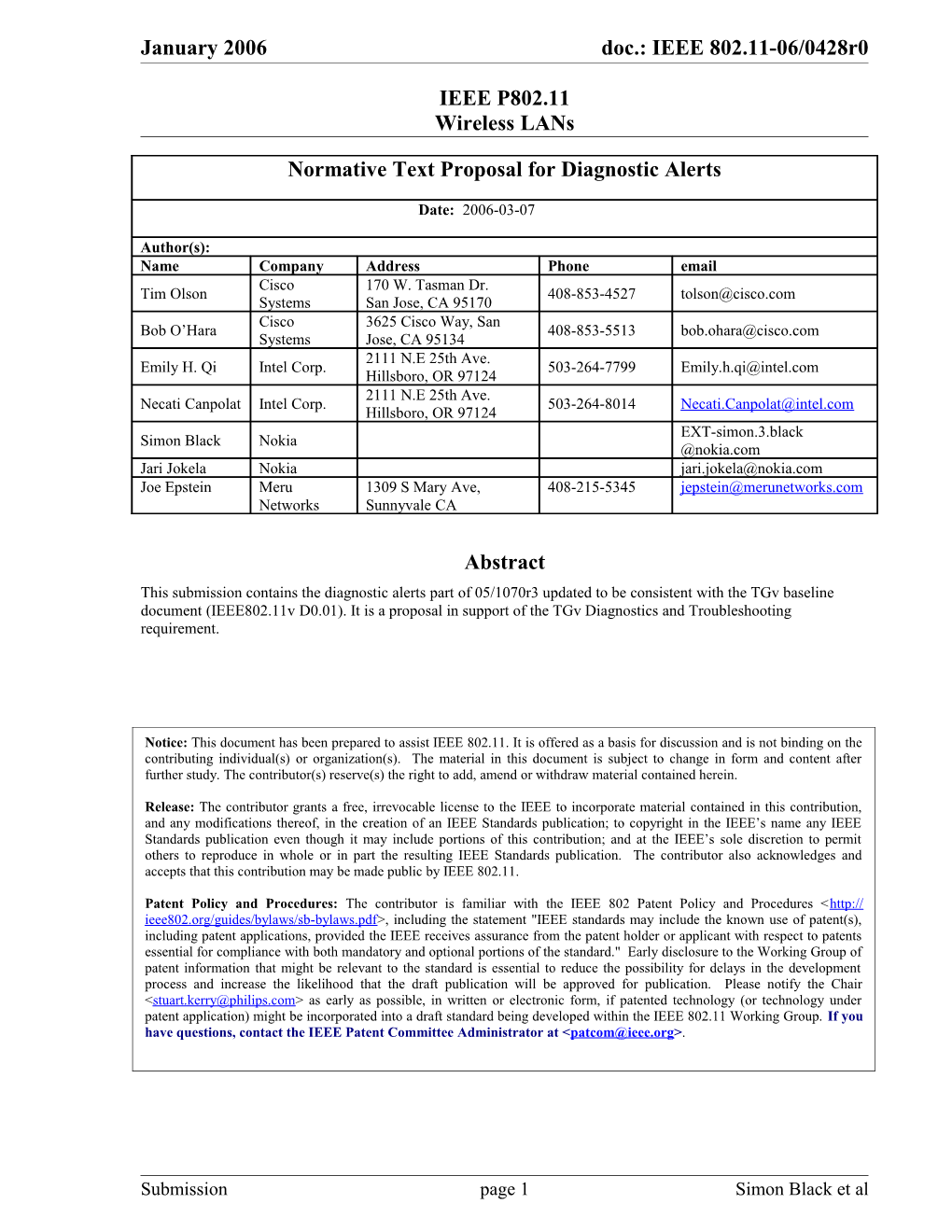 7.3 Management Frame Body Components s1