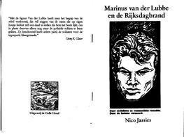 Marinus Van Der Lubbe En De Rijksdagbrand
