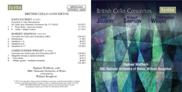 British Cello Concertos