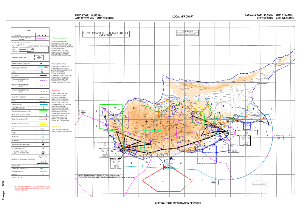 Local Vfr Chart Aeronautical