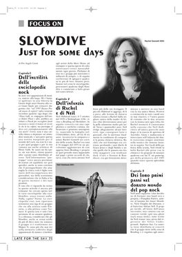 Slowdive. Just for Some Days