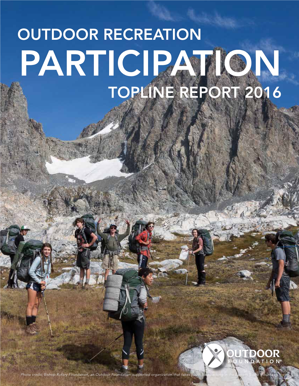 Topline Report 2016 Outdoor Recreation