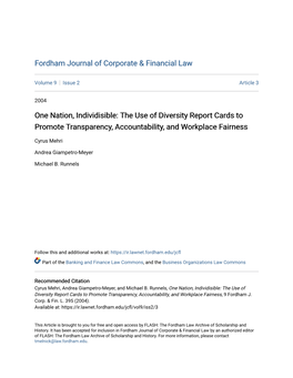 Fordham Journal of Corporate & Financial