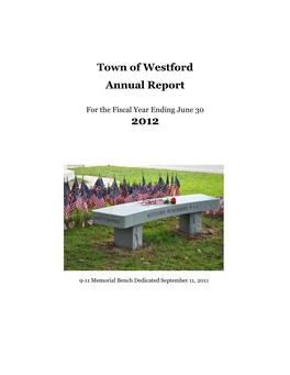 Town of Westford Annual Report