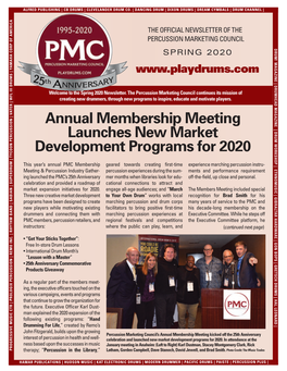 Annual Membership Meeting Launches New Market