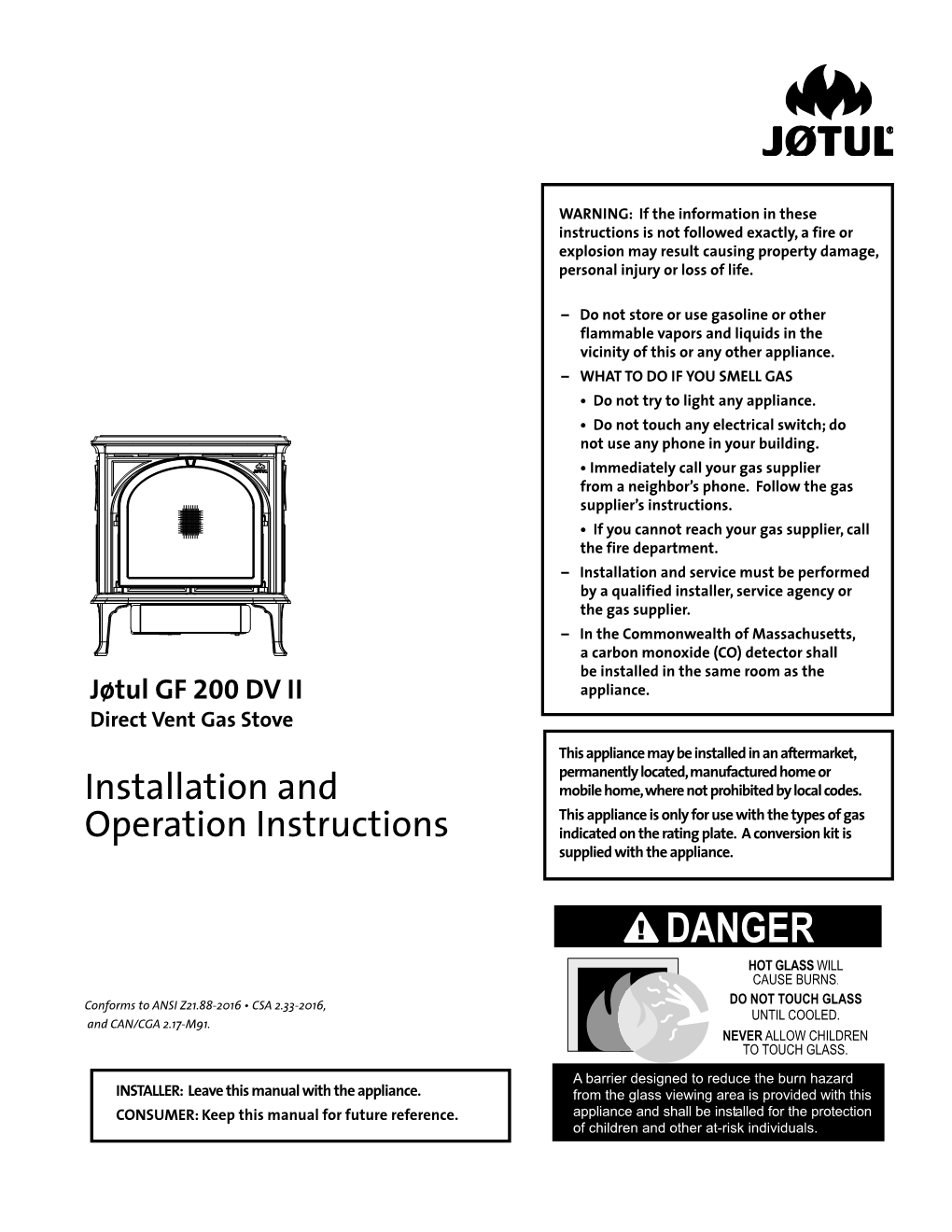 138003 Rev X Manual, GF200 DVII.Pdf