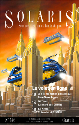 Solaris 146 Internet 03/07/2003 14:39 Page 1 OLARI S Science-Fiction Et Fantastique S