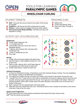 Wheelchair Curling
