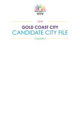 Gold Coast 2018 Candidature File Vol 2