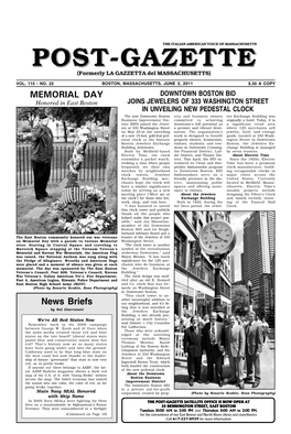 MEMORIAL DAY News Briefs