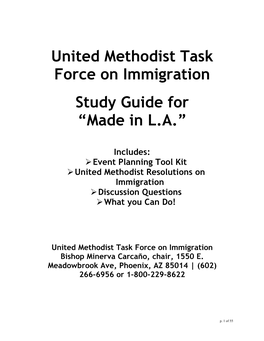 Made in L.A. Study Guide