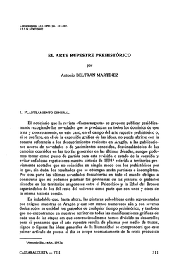 9. El Arte Rupestre Prehistórico, Por