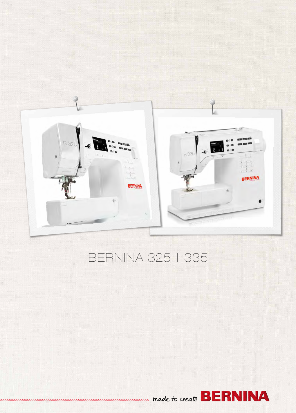 Manual for the BERNINA