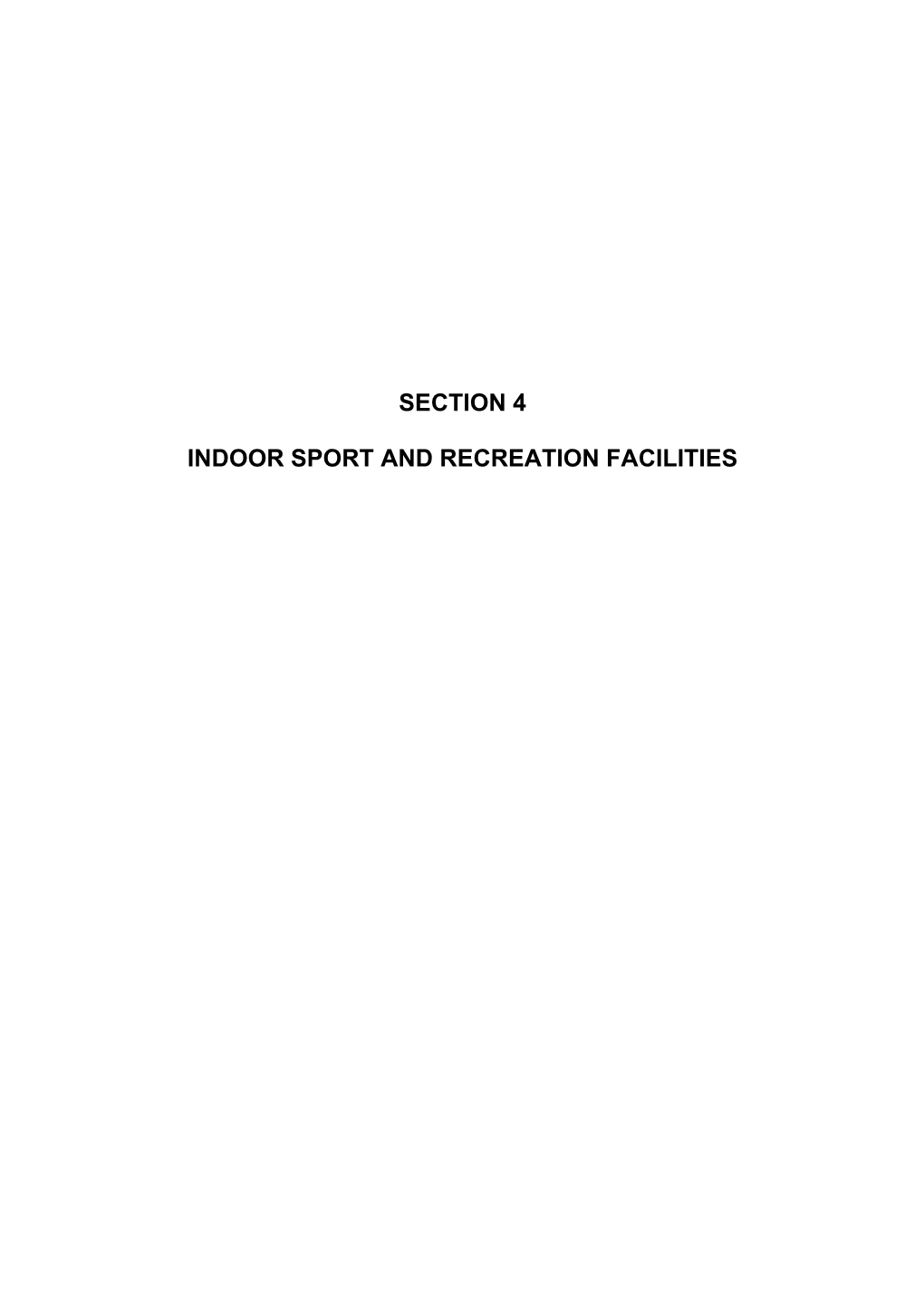 Sport and Recreation Facilities Strategy Part 2